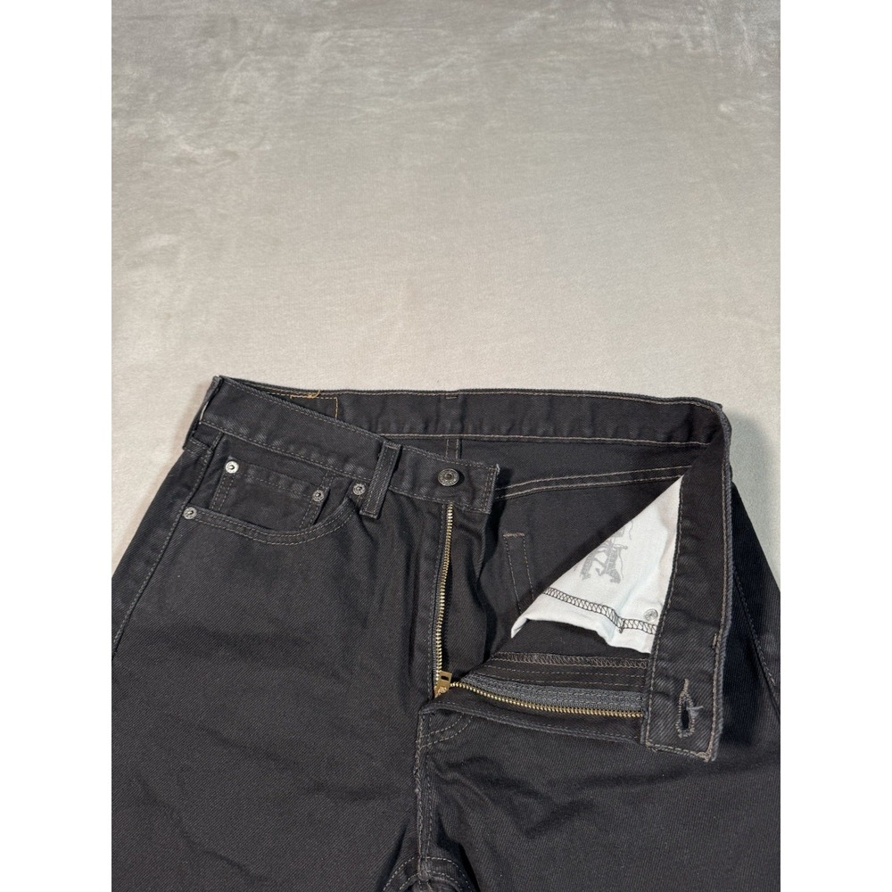Levis 505 Jeans Size 32x32 Black - Picture 4 of 10
